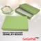 48 Boxes - Made in USA - Empty Jewelry Boxes - 2 Piece Cardboard with Filling 5-7/16" x 3-1/2" x 1" Matte Pistachio Green